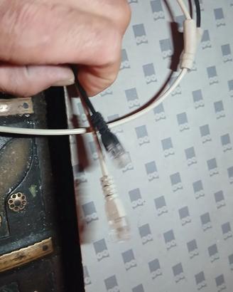 Cavo DSL RJ11 + Ethernet RJ45 con Sdoppiatore