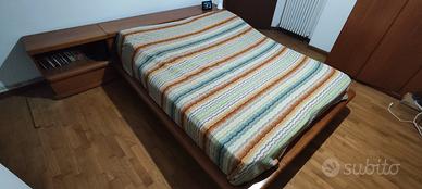 Letto con comodini ed armadio da 2 metri