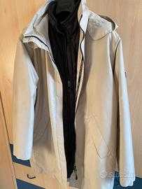 Giaccone impermeabile imbottito