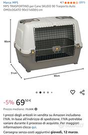 trasportino per cani 