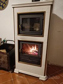 stufa a legna con forno Piazzetta 900