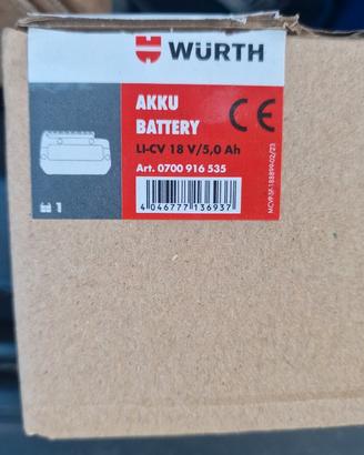 Batteria trapano 18v 5A