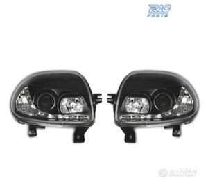 FARI PER RENAULT CLIO 98-01 LUCE DIURNA A LED FOND
