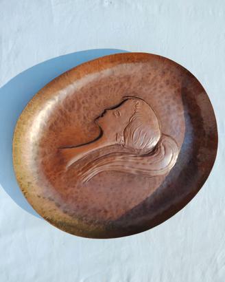 vassoio decorativo in rame