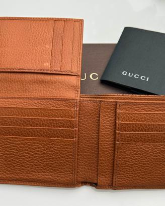 Portafoglio in pelle uomo Gucci.