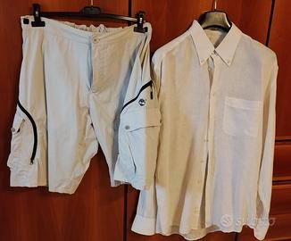bermuda uomo taglia 56 Timberland camicia lino