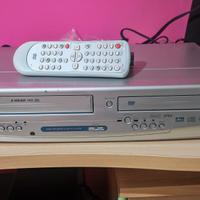 lettore combo DVD e VHS funai con telecomando orig