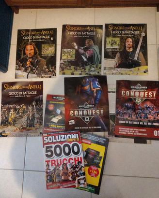 Il signore degli anelli+Warhammer riviste hobby