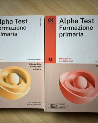 Alpha test formazione primaria