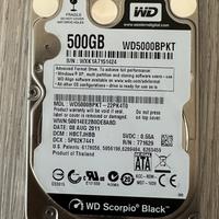 Hdd WD5000BPKT