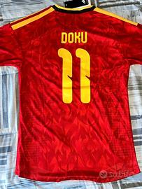 Maglia home belgio doku 11 Mondiale 2026