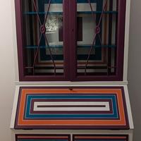 Mobile secretaire con vetrina - RIBASSO A 1.600 €