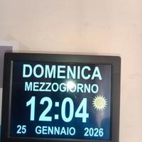 OROLOGIO/Sveglia PER ANZIANI Digital PARETE/TAVOLO