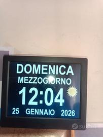 OROLOGIO/Sveglia PER ANZIANI Digital PARETE/TAVOLO