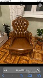Poltrona stile barocco