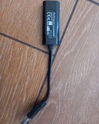 Adattatore monitor Startech USB32HDEZS Slim+ cavo