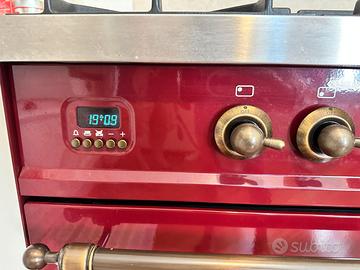 Cucina a gas ilve rossa 90 cm