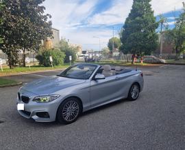 BMW220d Msport cabrio automatica+ gancio traino