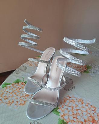sandalo con brillantini 