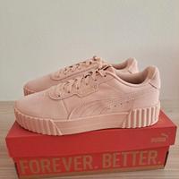 Scarpe Puma rosa pelle scamosciata taglia 39
