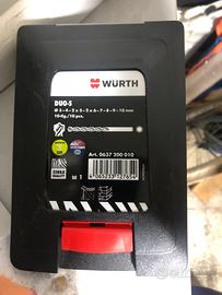 punte muratura wurth DUO-S gambo dritto