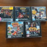 Crash Bandicoot 1,2,3, Bash e CTR Completo