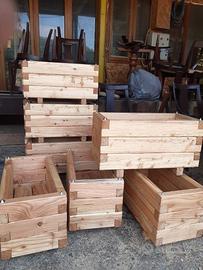 fioriere in legno
