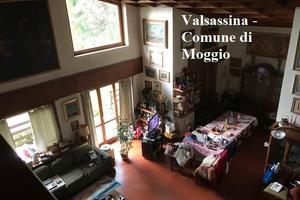 Villa con piscina coperta