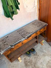 3 Cassepanche porta scarpe con cuscino