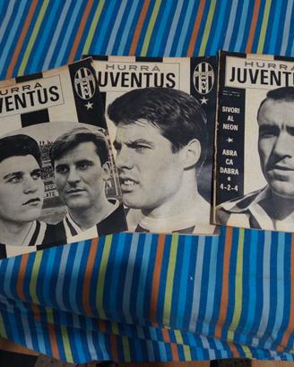 lotto 3 riviste hurrà juventus 1963