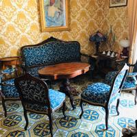 Salotto completo antiquariato restaurato Liberty