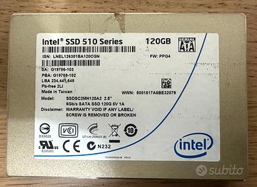 Intel SSD 510 Series da 120 GB