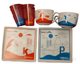 Set Colazione per due in vetro e ceramica