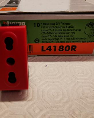 BTICINO LIVING Presa bipasso L4180R