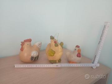collezione galline decorative country 30+ pe