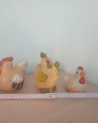 collezione galline decorative country 30+ pe