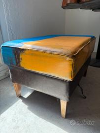 Pouf anni ‘50 in ecopelle