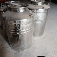 CONTENITORI IN ACCIAIO PER OLIO DA 50 LT.