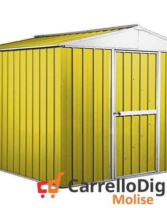 Box deposito porta attrezzi lamiera 276x260 giallo