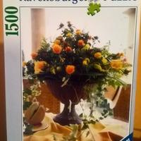 Puzzle Ravensburger 1500 pezzi Vaso di Fiori cod