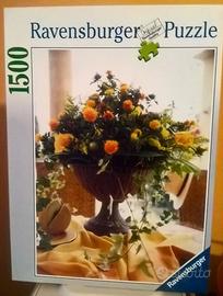 Puzzle Ravensburger 1500 pezzi Vaso di Fiori cod