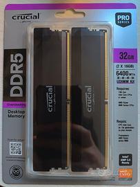 Ram ddr5 32 GB 6400 MT/s