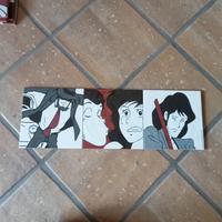 Set di 3 mattonelle Serie Lupin.
