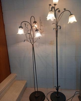 Piantana in ferro battuto