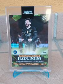 Topps Total Football kvaratskhelia numerata 14/75