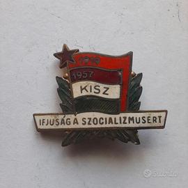 Spilla vintage del KISZ UNGHERESE