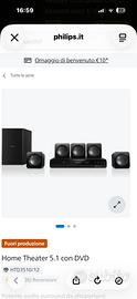 Philips HTD3510/12 Home Theater 5.1 con DVD