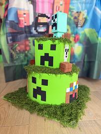 Torta Scenografica Minecraft