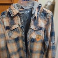 camicia jeans felpata