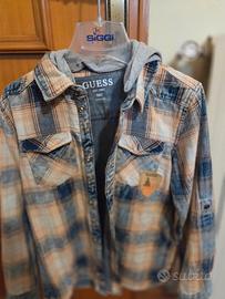 camicia jeans felpata